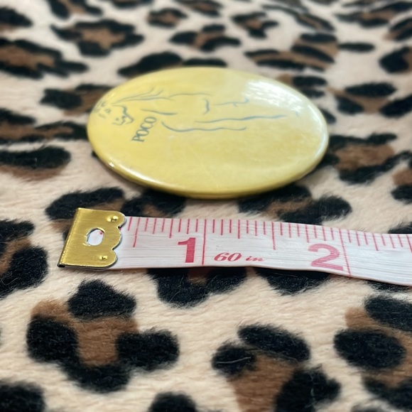 POCO 🐴 Vintage Rock Button Pin Pinback 70s 80s Music Collectible Horse - Picture 5 of 8